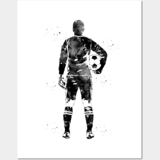 Soccer Player Goalkeeper Posters and Art